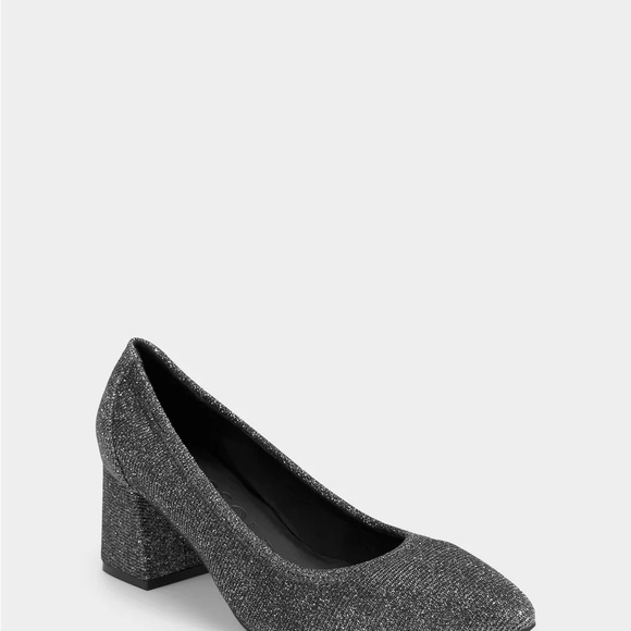 Gunmetal Sparkling Gray Heels - Picture 4 of 7